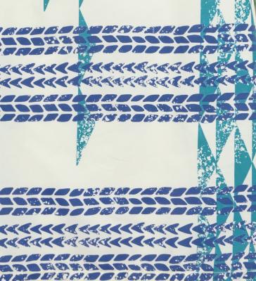 Hula Pa'u Skirt with Kahiko Print / Cream / J2791