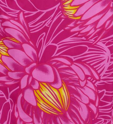 Hula Pa'u Skirt with Protea Print / Pink / G2803