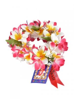 Hula Headband / Plumeria / Pink / J316
