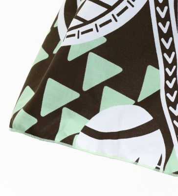 Tahitian Skirt with Kahiko Print / Brown / G3232