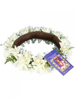 Hula Velcro Headband / Tuberose / White / J336