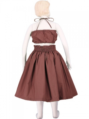 Hula Kids Pa'u Keiki / Solid / Brown / Gc107br