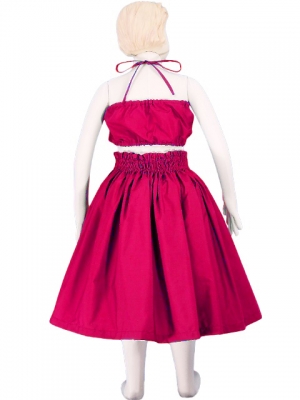 Hula Kids Pa'u Keiki / Solid / Deep Rose / Gc108dr
