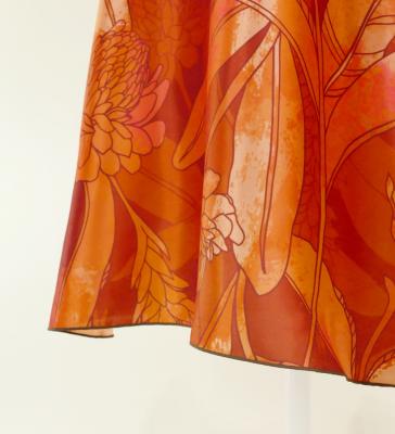 Hula One Shoulder Dress with Velvet & Ginger / Luxury Collection / Brown / J2690br