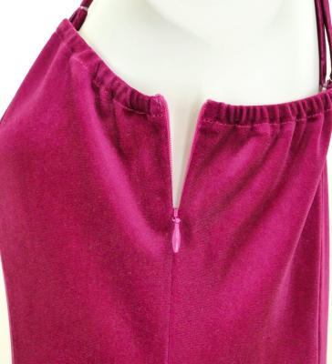 Hula One Shoulder Dress with Velvet & Ginger / Luxury Collection / Pink / J2690pi