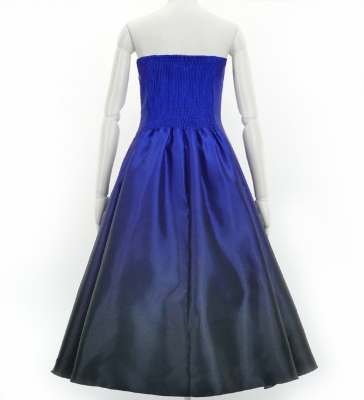 Hula Midi Gradation Dress/ Luxury Collection / Blue & Black / J2709blbk