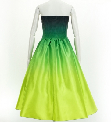 Hula Midi Gradation Dress/ Luxury Collection / Green & Yellow / J2709grye