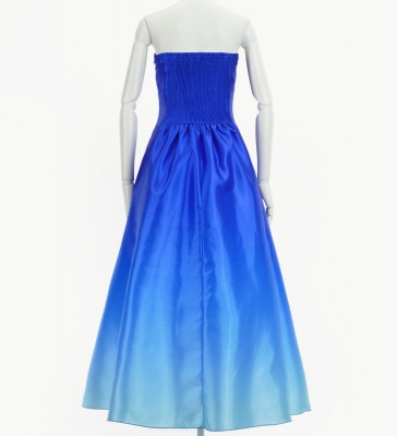 Hula Long Gradation Dress/ Luxury Collection / Blue & Light Blue / J2750blbl