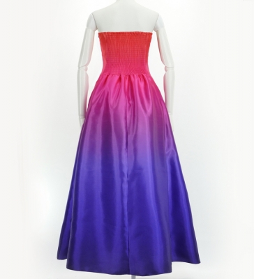 Hula Long Gradation Dress/ Luxury Collection / Orange & Purple / J2750orpu