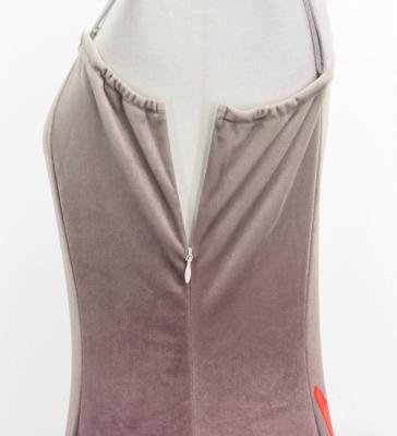Hula One Shoulder Long sleeve Dress with Lily / Luxury Collection / GRY & BLK / J3031gybk