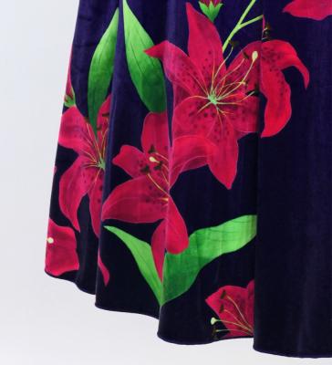 Hula One Shoulder Long sleeve Dress with Lily / Luxury Collection / PI & NVY / J3031pinv
