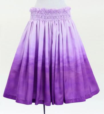 Hula Shantung Pa'u Skirt with Gradation Print / Luxury Collection / J3041-1