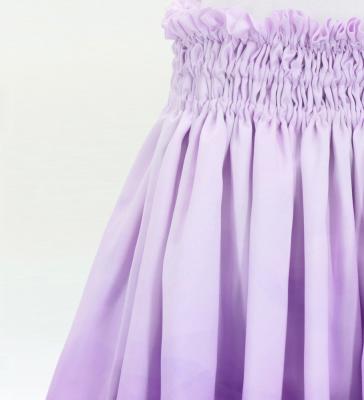 Hula Shantung Pa'u Skirt with Gradation Print / Luxury Collection / J3041-1