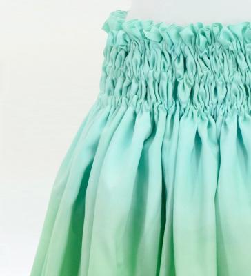 Hula Shantung Pa'u Skirt with Gradation Print / Luxury Collection / J3041-4