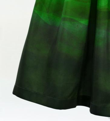 Hula Shantung Pa'u Skirt with Gradation Print / Luxury Collection / J3041-5