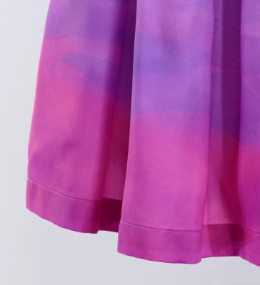 Hula Shantung Tube Top & Pa'u Set-Up with Gradation Print / Luxury Collection / J3046-2