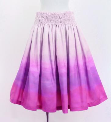 Hula Shantung Tube Top & Pa'u Set-Up with Gradation Print / Luxury Collection / J3046-2