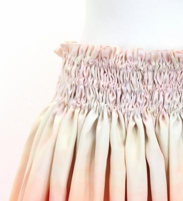 Hula Shantung Tube Top & Pa'u Set-Up with Gradation Print / Luxury Collection / J3046-3