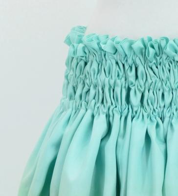 Hula Shantung Tube Top & Pa'u Set-Up with Gradation Print / Luxury Collection / J3046-4