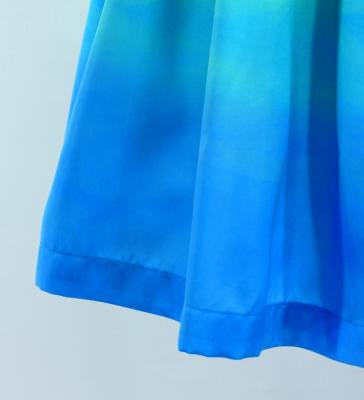Hula Shantung Tube Top & Pa'u Set-Up with Gradation Print / Luxury Collection / J3046-4