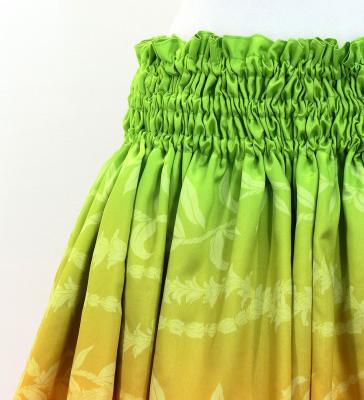 Hula Shantung Pa'u Skirt with Lokelani Print / Luxury Collection / J3061-4