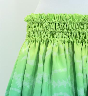 Hula Shantung Pa'u Skirt with Lokelani Print / Luxury Collection / J3061-5