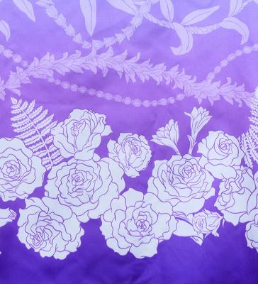 Hula Shantung Pa'u Skirt with Lokelani Print / Luxury Collection / J3061-8