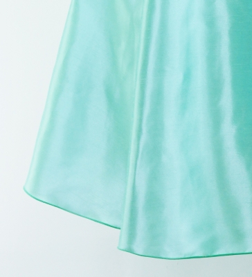 Hula Long Dress with Hibiscus Print / Luxury Collection / Mint Green / J3062mgr