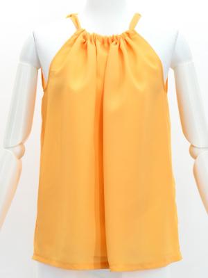 Hula American Armhole Blouse with Koshibo / Light Orange / J3084lor