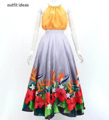 Hula American Armhole Blouse with Koshibo / Light Orange / J3084lor