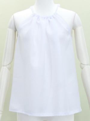 Hula American Armhole Blouse with Koshibo / White / J3084wh