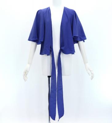 Hula Wrap Blouse with Koshibo / Royal Blue / J3085rbl