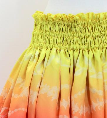 Hula Blouse & Pa'u Set-Up with Lokelani Print / Luxury Collection / J3095-2