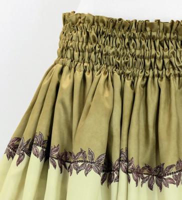 Hula Blouse & Pa'u Set-Up with Red Ginger & Strelitzia Print / Luxury Collection / J3096be