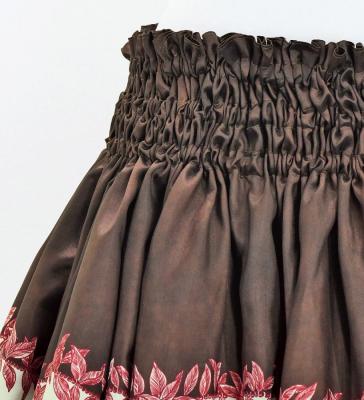 Hula Blouse & Pa'u Set-Up with Red Ginger & Strelitzia Print / Luxury Collection / J3096br