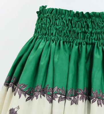Hula Blouse & Pa'u Set-Up with Red Ginger & Strelitzia Print / Luxury Collection / J3096gr