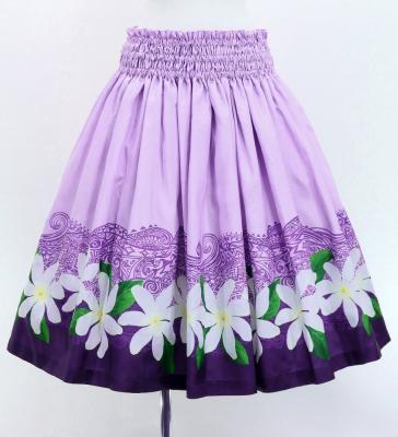 Hula Blouse & Pa'u Set-Up with Tiare & Kahiko Print / Luxury Collection / J3097pi