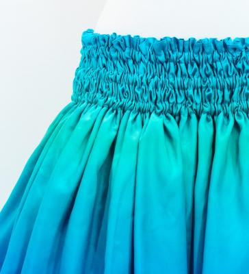 Hula Blouse & Pa'u Set-Up / Luxury Collection / Blue & Blue / J3098blbl