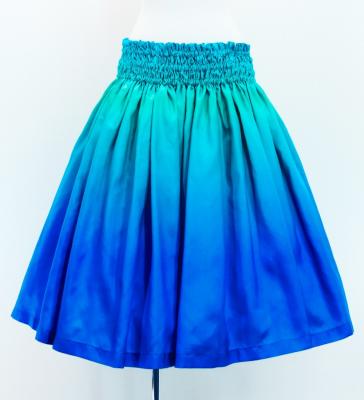 Hula Blouse & Pa'u Set-Up / Luxury Collection / Blue & Blue / J3098blbl