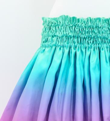 Hula Blouse & Pa'u Set-Up / Luxury Collection / Blue & Pink / J3098blpi