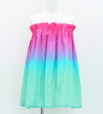Hula Blouse & Pa'u Set-Up / Luxury Collection / Blue & Pink / J3098blpi