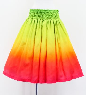 Hula Blouse & Pa'u Set-Up / Luxury Collection / Green & Red / J3098grrd