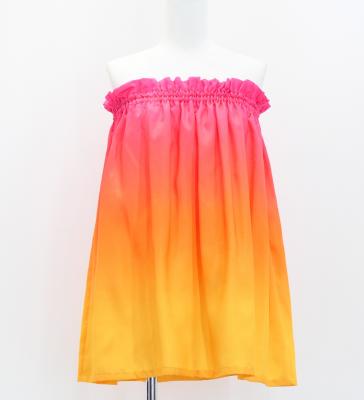 Hula Blouse & Pa'u Set-Up / Luxury Collection / Orange & Pink / J3098orpi