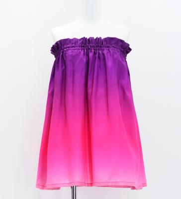 Hula Blouse & Pa'u Set-Up / Luxury Collection / Pink & Purple / J3098pipu