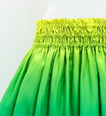 Hula Blouse & Pa'u Set-Up / Luxury Collection / Yellow & Green / J3098yegr