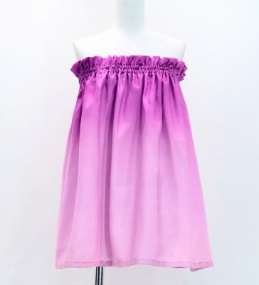 Hula Shantung Tube Top & Pa'u Set-Up with Hibiscus Print / Luxury Collection / J3099-3