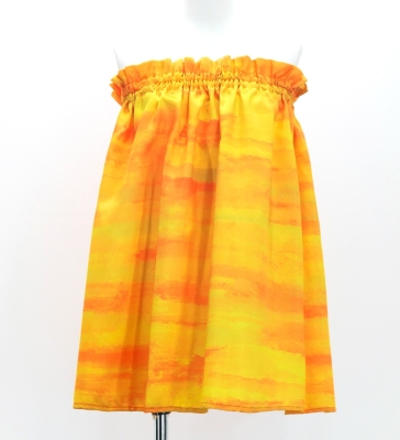 Hula Blouse & Pa'u Set-Up with Kahiko & Sea Print / Luxury Collection / J3168or