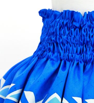 Hula Shantung Pa'u Skirt with Moana Kahiko Print / Luxury Collection / J3173-3