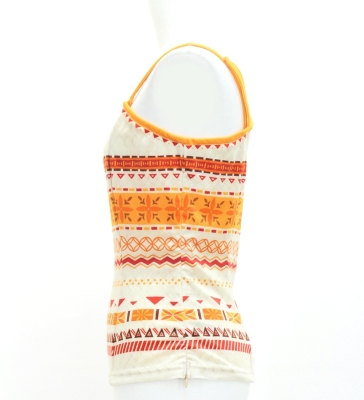 Hula Blouse & Pa'u Set-Up with Moana Kahiko Print / Luxury Collection / J3174-1