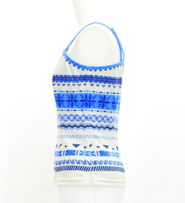 Hula Blouse & Pa'u Set-Up with Moana Kahiko Print / Luxury Collection / J3174-3